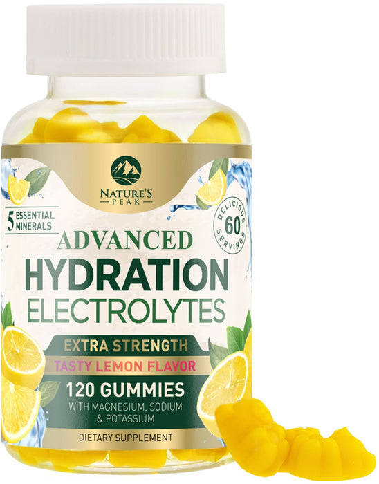 Hydration Electrolyte Gummies – 120 Gummies