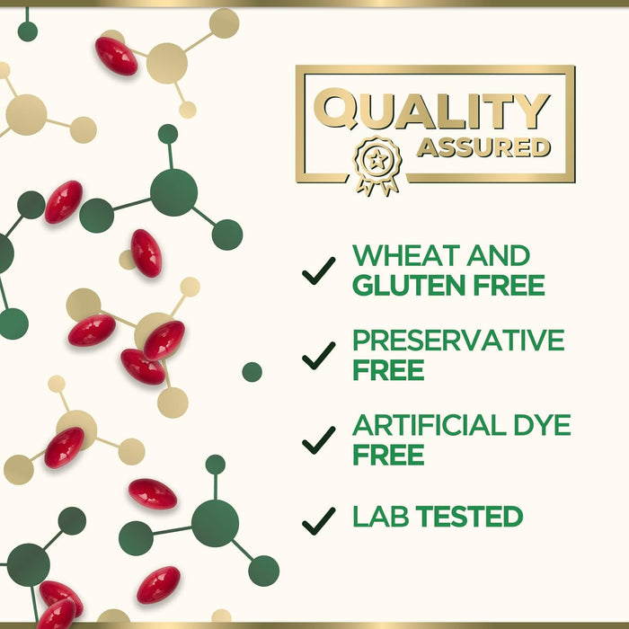 CoQ10 200mg Softgels - Extra Strength Coenzyme Q10 Supplement With Black Pepper Extract for Enhanced Absorption, CoQ10 Antioxidant Supplements for Heart Health & Cellular Energy Support - 240 Softgels