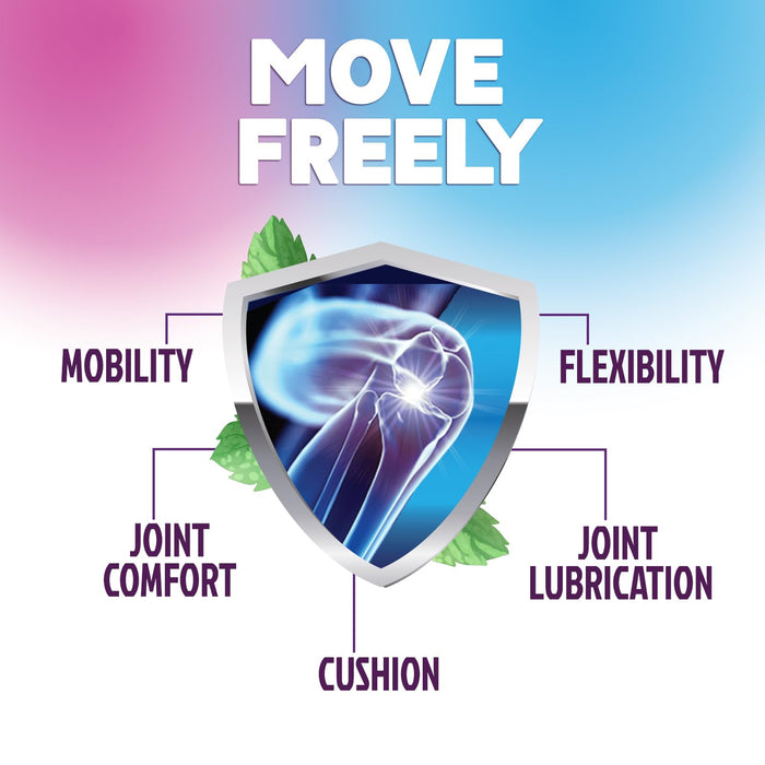 Joint Support Gummies Glucosamine Plus Vitamin E - Nature's Joint Support Supplement for Occasional Discomfort for Back, Knees & Hands - Cartilage & Joint Health & Flexibility Support - 60 Gummies