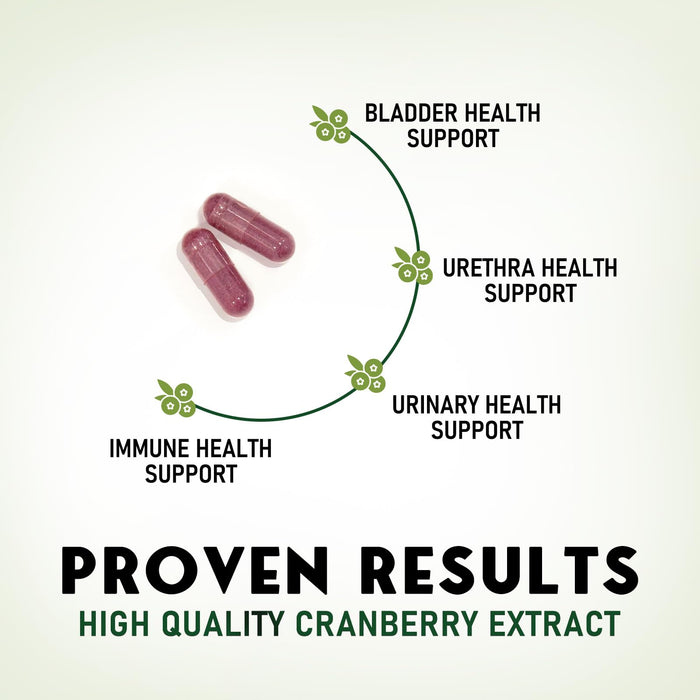Cranberry Pills for Women – 500mg – 60 Capsules