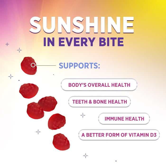 Vitamin D3 Gummies 5000 IU (125 mcg) – 120 Gummies