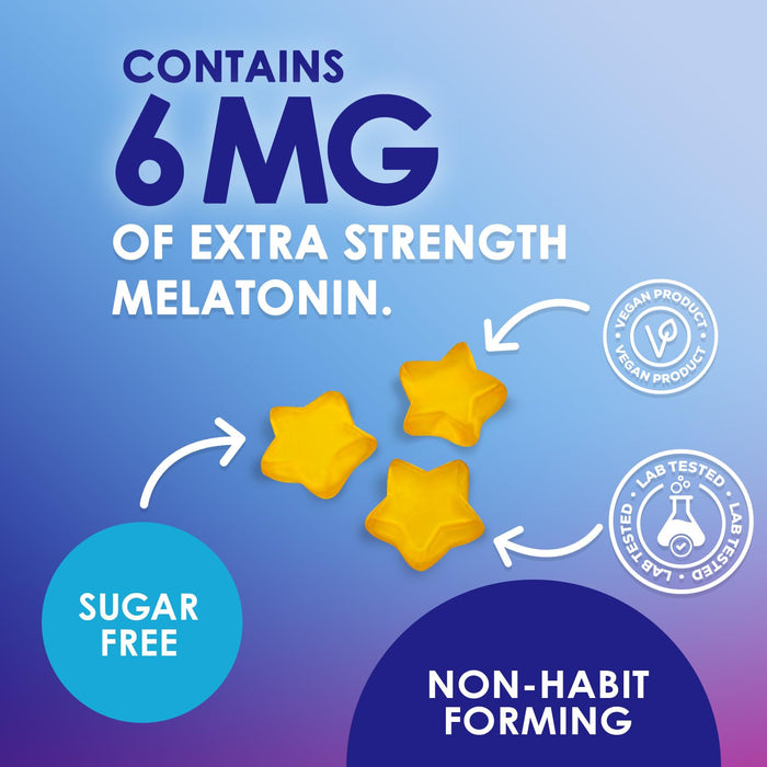 Melatonin Sleep Gummies Sugar Free - 6 mg Melatonin Sleep Gummies for Adults, Extra Strength Sleeping Gummy Supplements, Occasional Sleeping Support Supplement, 6mg Gomitas para Dormir - 120 Count