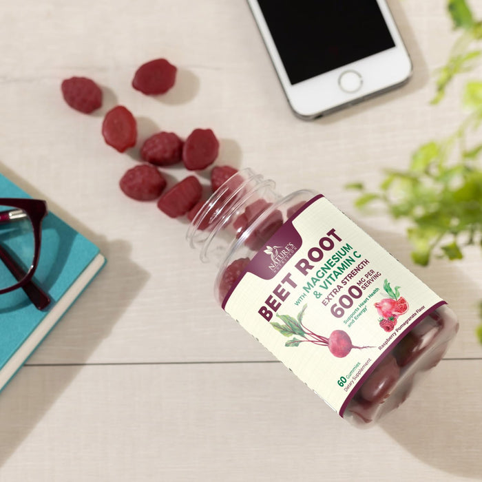 Beet Root Gummies – 500mg – 60 Gummies