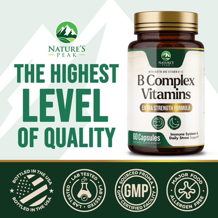 B Complex Vitamin 1000mcg – 60 Capsules