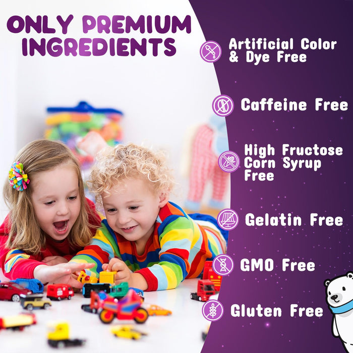 Kids Immune Support Gummies - Vitamin C, Zinc & Echinacea, Children's Daily Immune Health Support Gummy for Ages 4 and Up, Nature's Vitamins for Kids, Vegan & Non-GMO, Berry Flavor - 120 Gummies