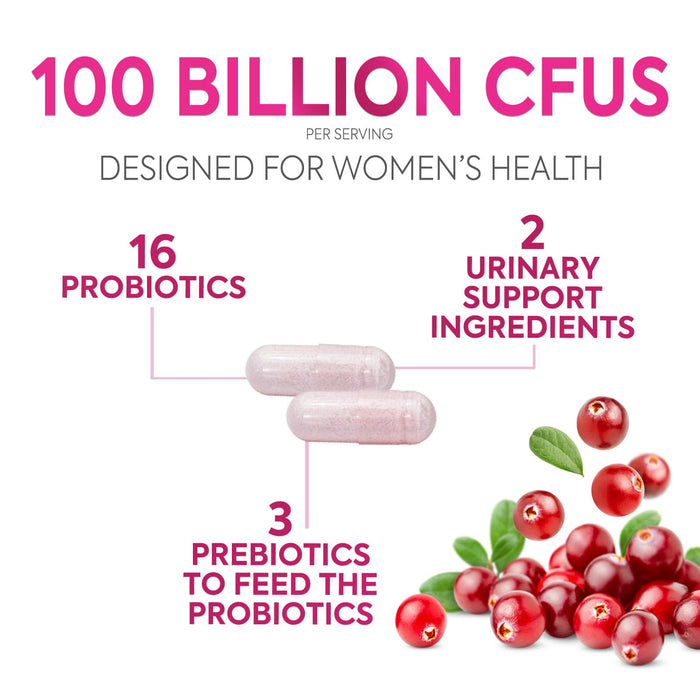 Probiotics For Women 50 Billion CFU – 60 Capsules