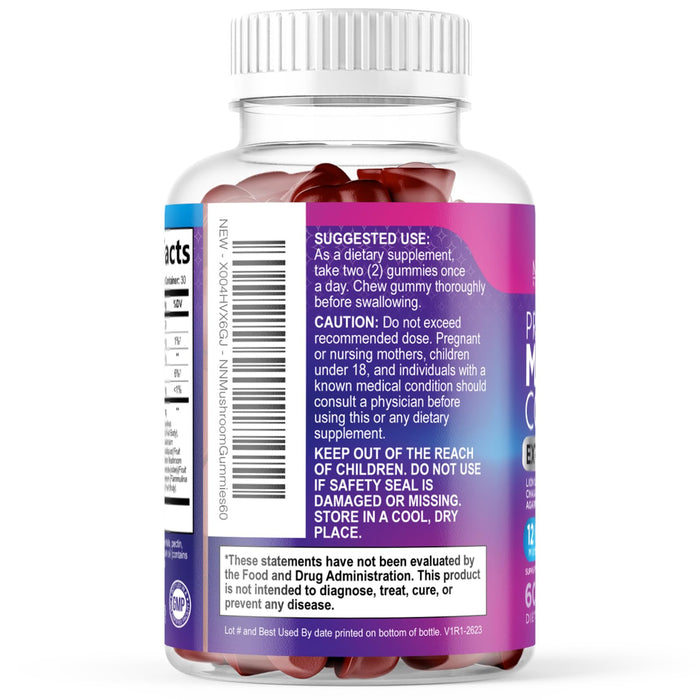 Mushroom Gummies – 60 Gummies
