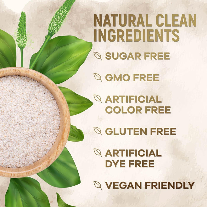 Psyllium Husk Fiber Caps 1500mg Supplement - Psyllium Husk Capsules Daily Support Digestive Health & Regularity, Nature's Plant Based Husks Natural Soluble Fiber Pills, Vegan, Non-GMO - 120 Capsules