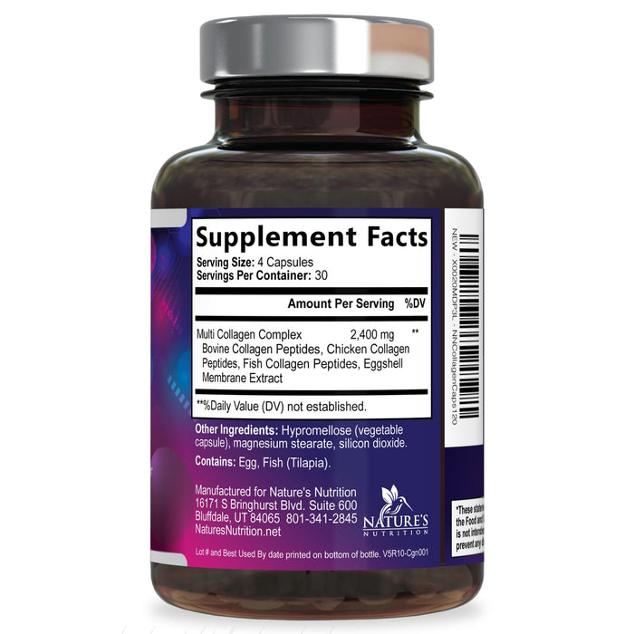 Multi Collagen Peptides – 120 Capsules