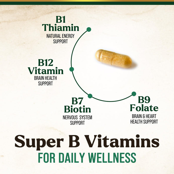 B Complex Vitamin 1000mcg – 60 Capsules