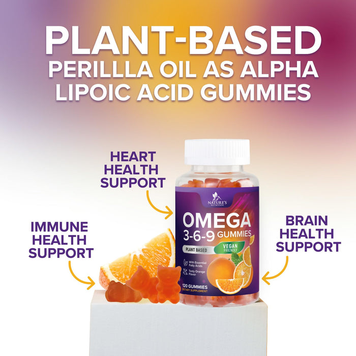 Omega-3 6 9 Vegan Gummies – 120 Gummies