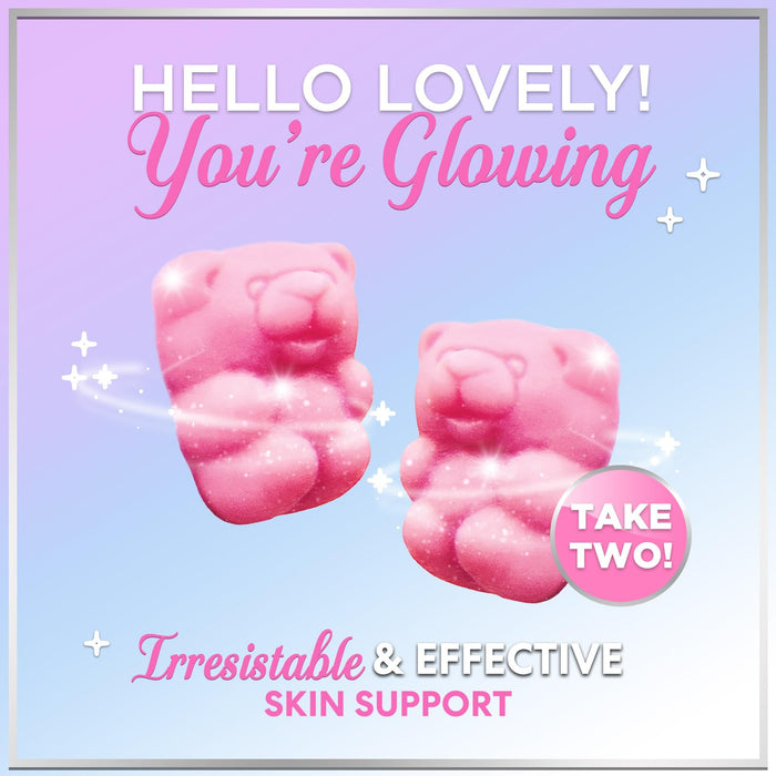 Hair Vitamins Gummies - Biotin 5000 mcg with Vitamin E, C & Zinc, Hair Growth Vitamins for Women & Men - Stronger, Beautiful Hair, Skin & Nails Supplement, Non-GMO & Gluten-Free - 60 Gummy Bears