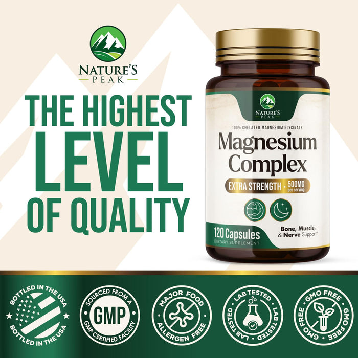 Magnesium Complex 500mg – 120 Capsules