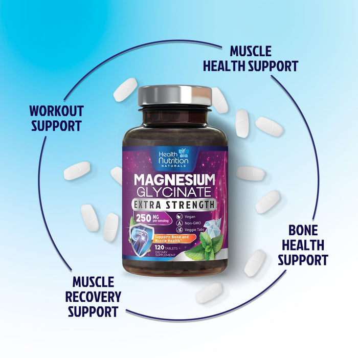 Magnesium Glycinate 250mg – 120 Tablets