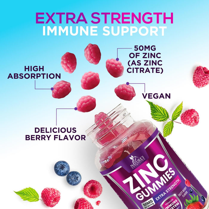 Zinc Gummies 50mg – 120 Gummies