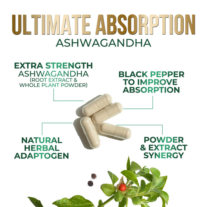 Ashwagandha Capsules – 2100mg – 60 Capsules