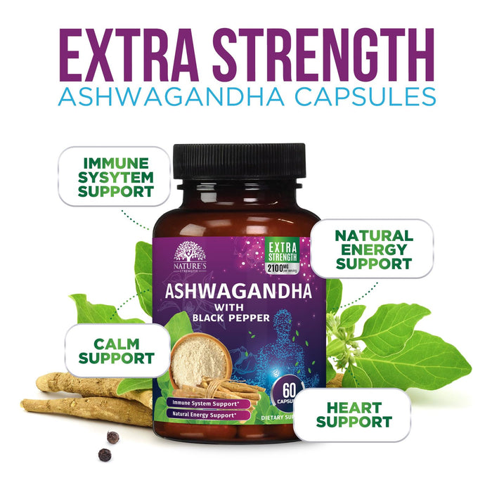 Ashwagandha 2100mg – 60 Capsules
