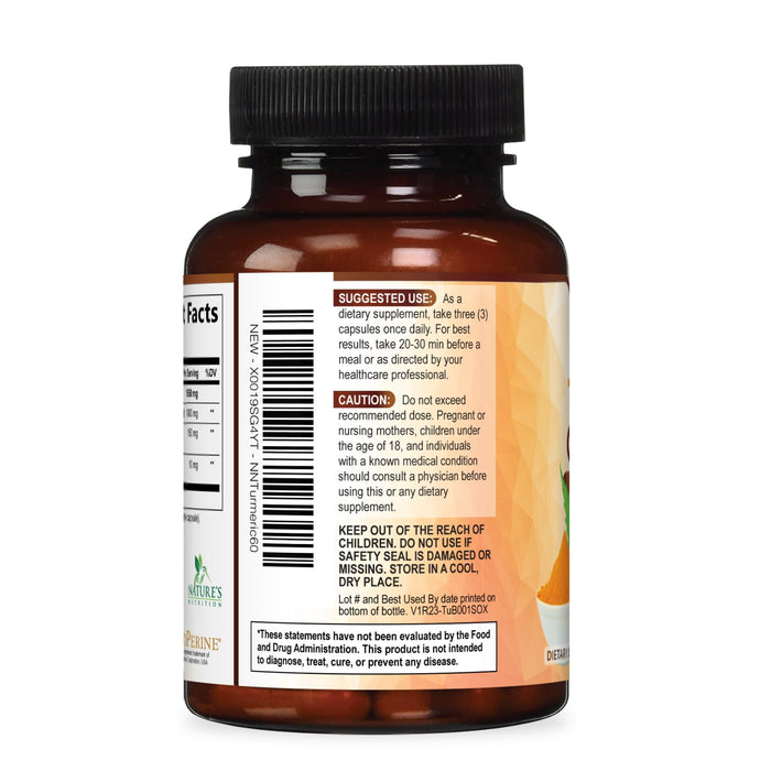 Turmeric Curcumin 1950mg – 60 Capsules