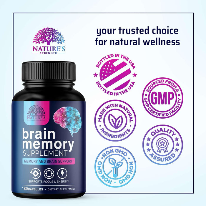 Brain Memory – 180 Capsules