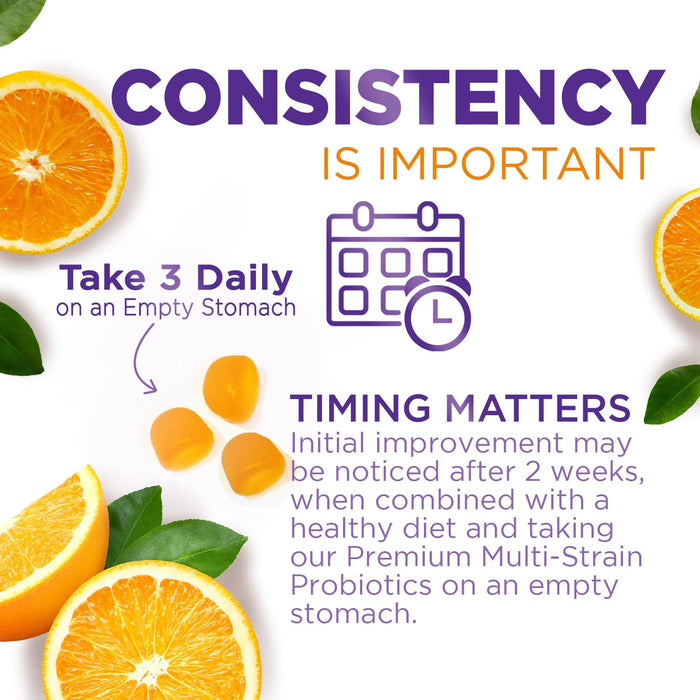 Probiotic Gummies for Women & Men - 5 Billion CFUs Gut Health Support Gummy, Daily Probiotics Supplement for Digestive Health Gummy, Probiotic Strains for Immune Support, Non-GMO & Vegan - 60 Gummies