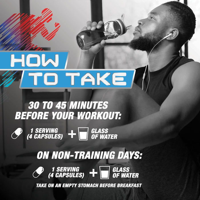 Extra Strength Nitric Oxide Supplement 3X Strength L Arginine, Citrulline Malate, AAKG, Beta Alanine - Premium Muscle Supporting Nitric Booster - Natural Energy & Heart Health Support - 240 Capsules