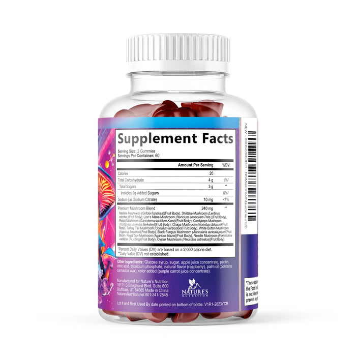 Mushroom Gummies – 120 Gummies