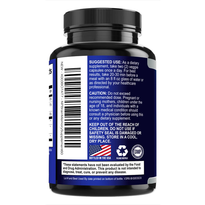 Brain Memory – 60 Capsules