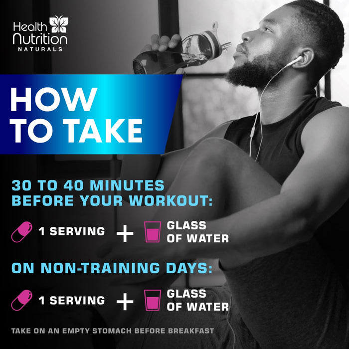 Extra Strength Nitric Oxide Supplement 3X Strength L Arginine, Citrulline Malate, AAKG, Beta Alanine - Premium Muscle Supporting Nitric Booster - Natural Energy & Heart Health Support - 120 Capsules