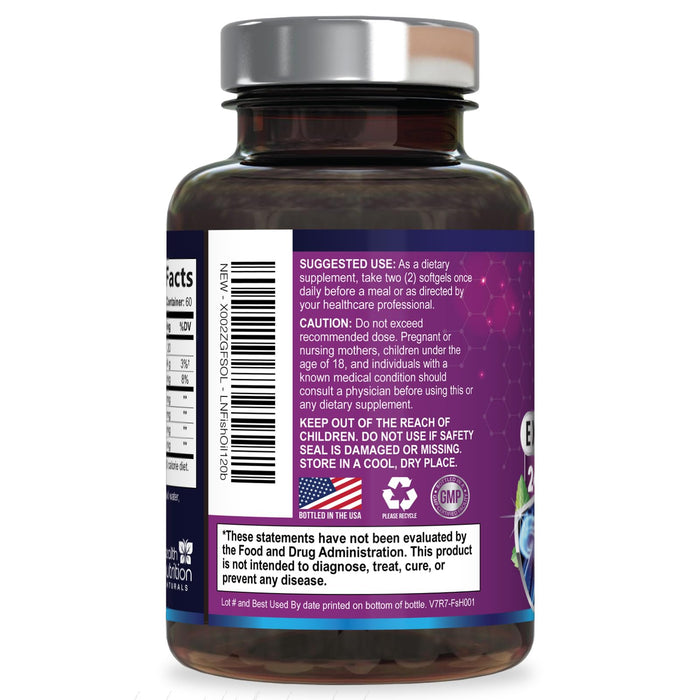 Omega-3 Fish Oil – 2400mg – 120 Softgels