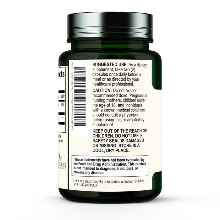 Magnesium Glycinate 1000mg Per Serving – 240 Capsules
