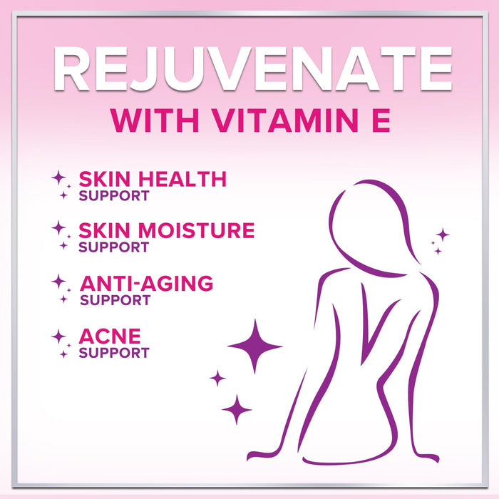 Vitamin E for Women and Men - 180 mg (400 IU) dl-Alpha - Powerful Antioxidant Dietary Supplement - Hair, Skin, & Immune Health Support - Easily Absorbed Form, Non-GMO & Gluten Free - 60 Softgels