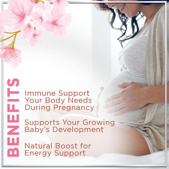 Prenatal Vitamins For Women With Folic Acid, DHA & Iron - Women's Prenatal Multivitamin, Essential Pre Natal Vitamins with Folate, Omega 3, D3, B12, Pregnancy Supplement for Mom & Baby - 60 Softgels