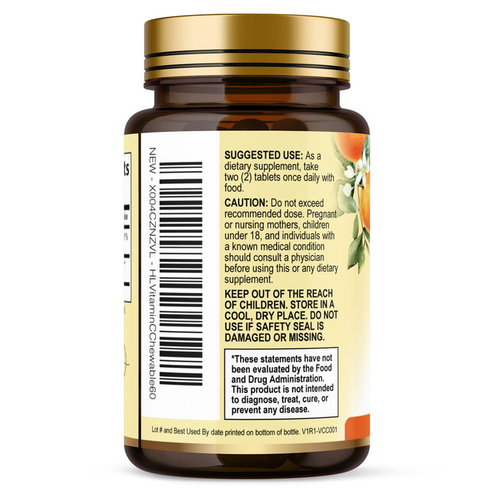 Vitamin C 1000mg – 60 Chewable Tablets