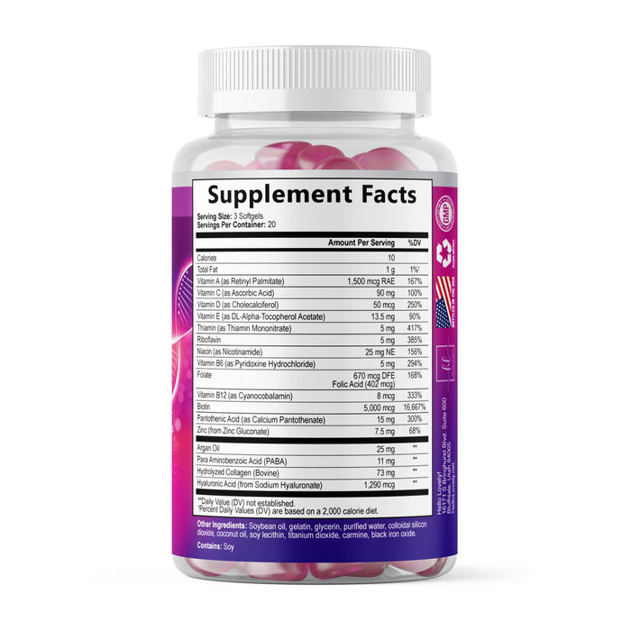 Hair – 5000mcg – 60 Softgels