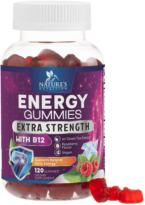 Energy Gummies 1000 mcg Vitamin B12 – 120 Chews