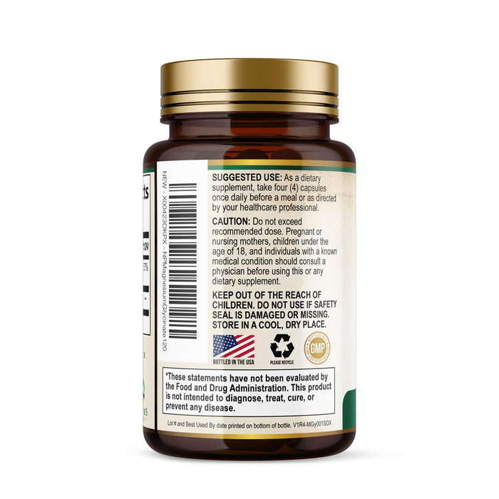 Magnesium Glycinate 500mg – 120 Tablets