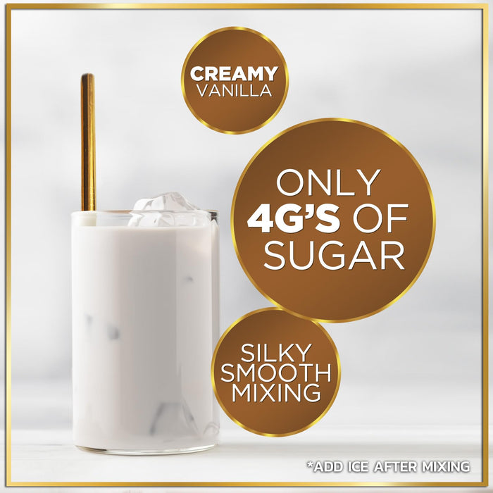 100% Whey Protein Powder, Creamy Vanilla Whey Isolate 26g Protein & BCAAs - Support Muscle Growth, Recovery & Fitness - Gluten Free, Fast Absorbing, Easy Digesting - Women & Men - 24 Servings