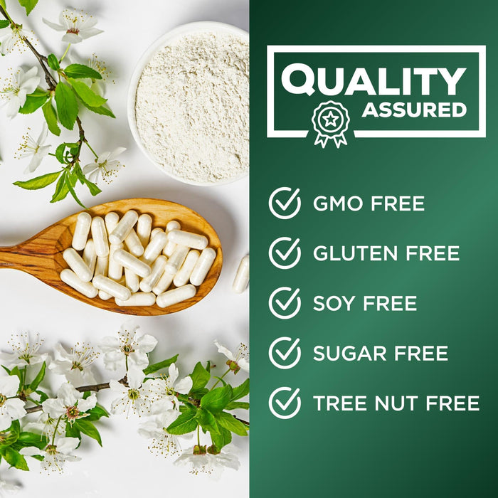 Multi Collagen Peptides Supplement 2400 mg, Types I, II, III, V & X Multi Collagen Pills Complex, Hydrolyzed Collagen Peptides Supplements, Hair, Skin, Nail, and Joint Support Supplement, 60 Capsules