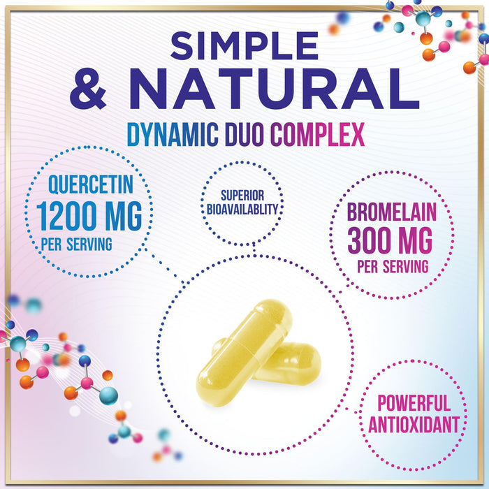 Quercetin 1000mg Servings – 120 Capsules
