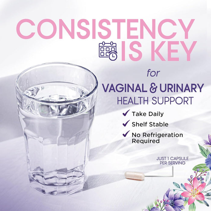 Probiotics for Women 50 Billion CFU - Digestive Health, Vaginal pH & Immune Support, Prebiotics & Cranberry, Gut Health & Urinary Support, 5 Strains, Shelf Stable Women's Probiotic - 60 Capsules