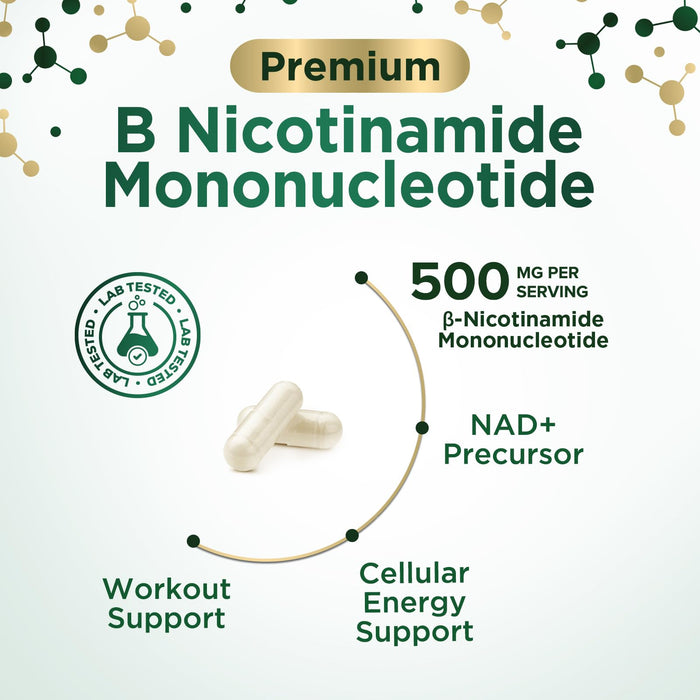 NMN – 500mg – 60 Capsules