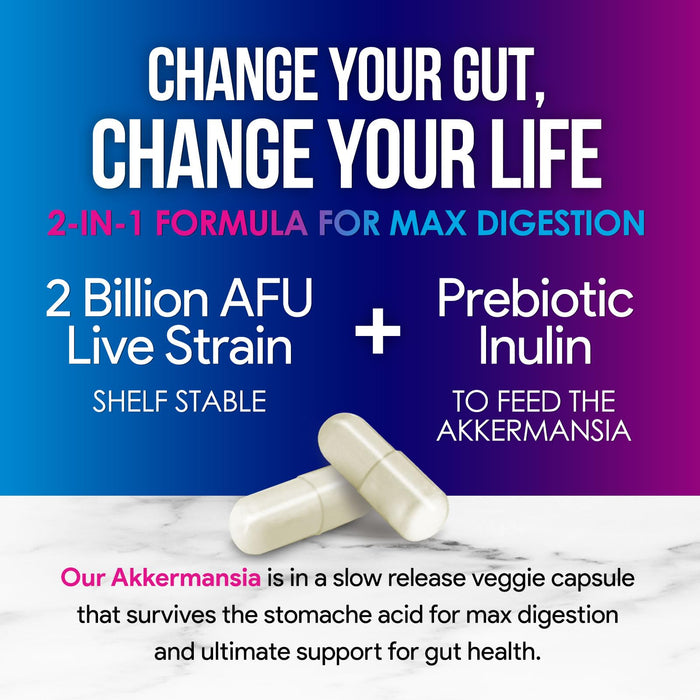 Akkermansia Probiotic – 120 Capsules