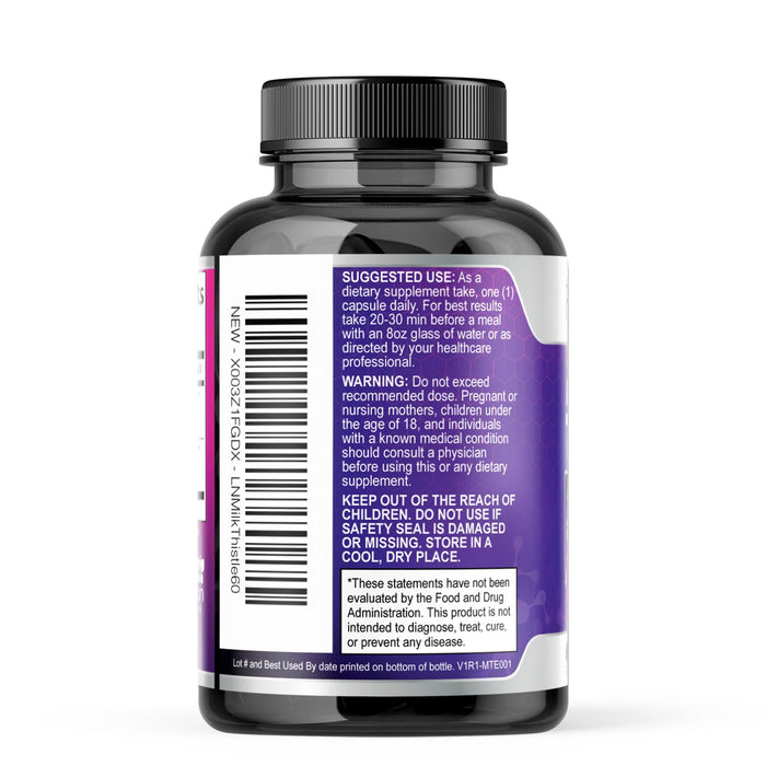 Milk Thistle – 1000mg – 60 Capsules