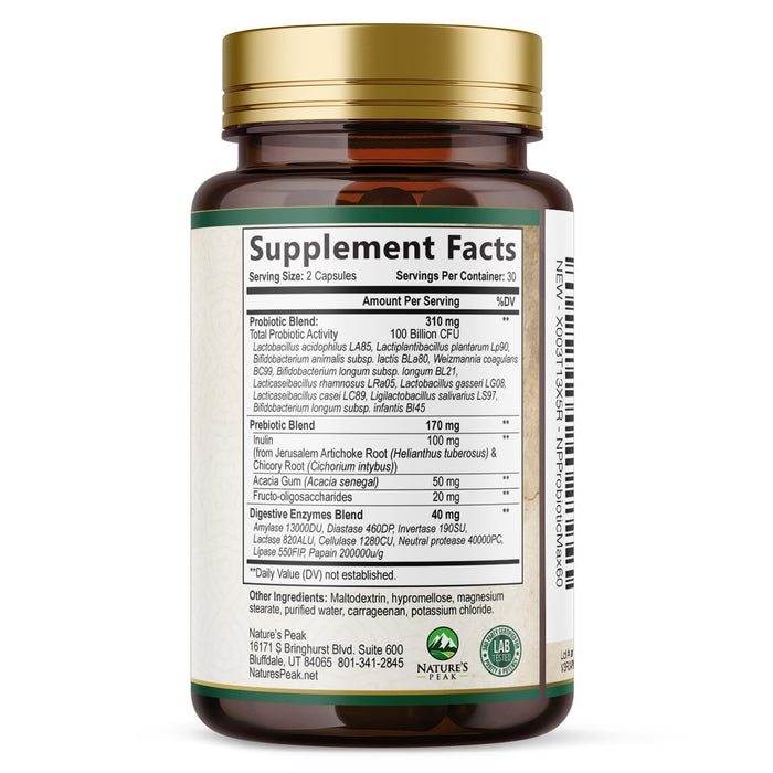 Women’s Daily Probiotic – 100 Billion CFU – 60 Capsules