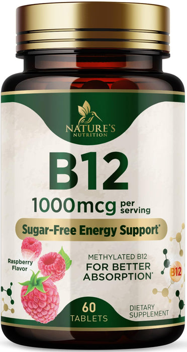 Vitamin B12 (Methylcobalamin) 1000 mcg – 60 Tablets