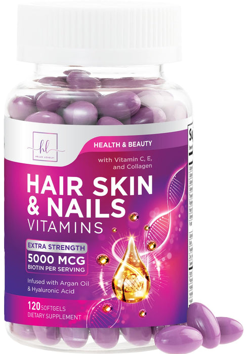 Hair – 5000mcg – 120 Softgels