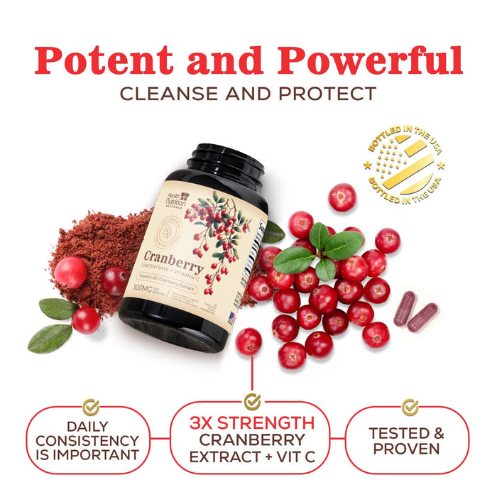 Cranberry 25,000mg – 60 Capsules