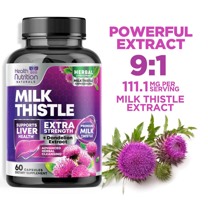 Milk Thistle – 1000mg – 60 Capsules