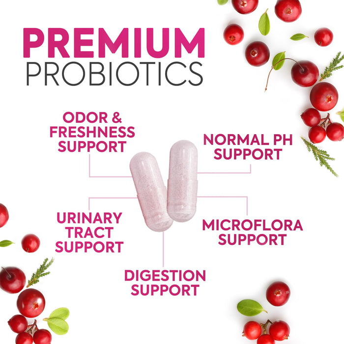 Probiotics For Women 50 Billion CFU - Women's Probiotic For Digestive Health 16 Unique Strains - Daily Vaginal PH Balance & Feminine Health Support, Womens Probiotic With Acidophilus - 120 Capsules