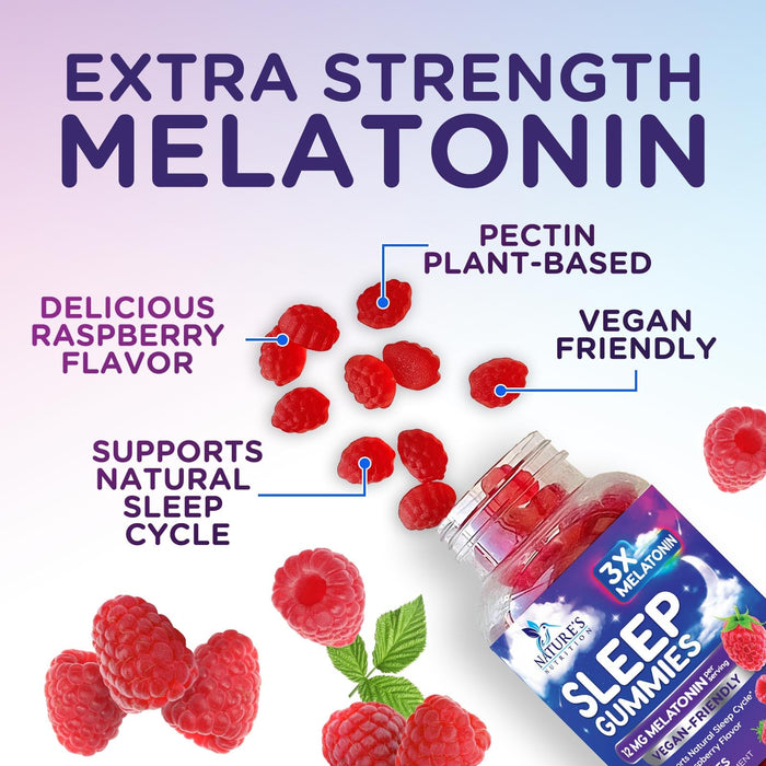 Sleep Gummies with Melatonin – 12mg – 120 Gummies